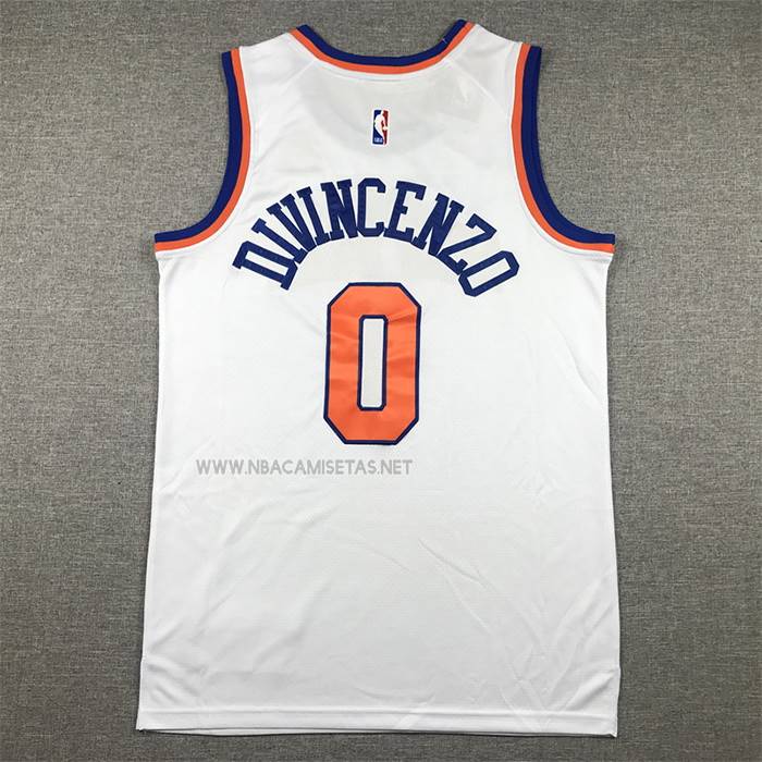 Camiseta New York Knicks Donte Divincenzo NO 0 Association Blanco